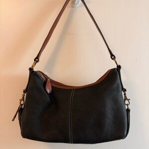 “Fossil” Women’s Purse- Black/Brown 100% Leather